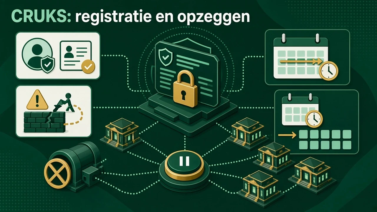 Hoe CRUKS-registratie en CRUKS opzeggen werkt